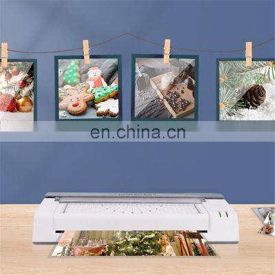 Customized New Design Electric 3 In 1 Automatic Portable Lamination Pouches Photo Mounting Paper Sheet A3 Laminator Machine photo-4