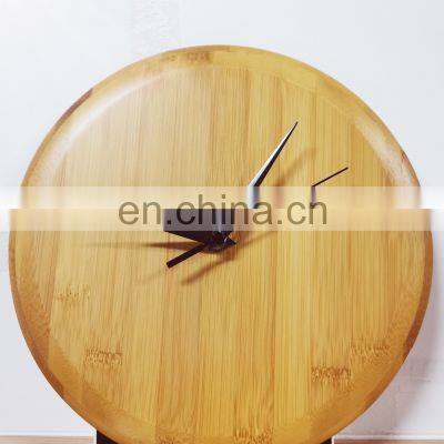 Wall Clocks Eco Friendly New Design Modern Living Room Study Creative Bamboo Wall Clock photo-3