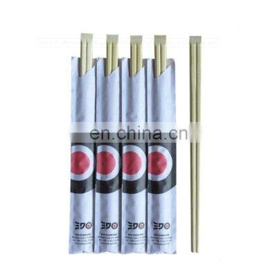 Takeaway Utensils Customized Paper Sleeve Bamboo Chopsticks Disposable for Sushi