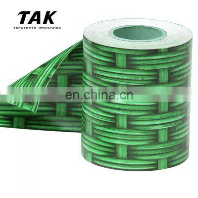 PVC Tarpaulin Brown/Green/Grey Strip Fence for Backyard Garden Protection photo-5