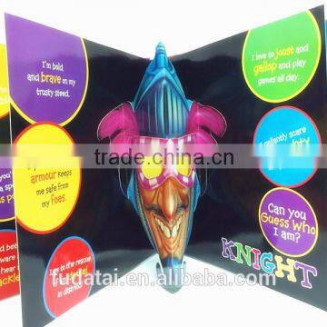 FDT Customizes Full Color Children 3D Pop up Book Printing