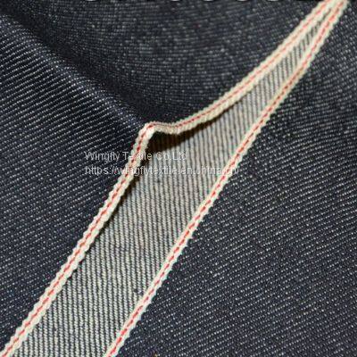 12oz Washing Selvedge Denim Cotton Slub Pants Selvedge Fabric With Competitive Price photo-2
