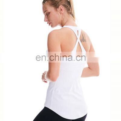 Wholesale High Quality Women Fitness Wear Fashion Design Yoga Tank Tops photo-3
