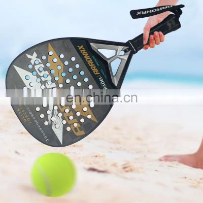 Manufacture Customized Model 365g 3D Printing 3K 12K 18K Full Carbon Padel Racket