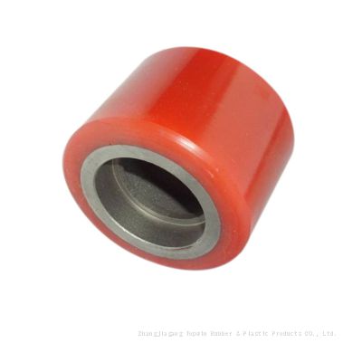 Custom Abrasive Natural Rubber Metal Roller Sleeve Shock Absorber EPDM Rubber Bushing Bond to Metal Axle