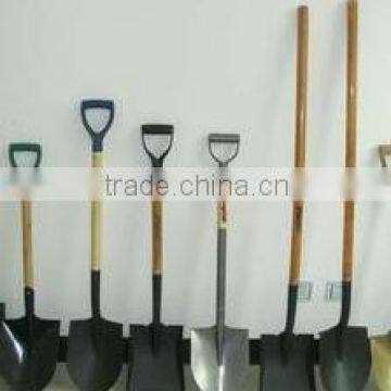 Steel Shovel with wooden handle