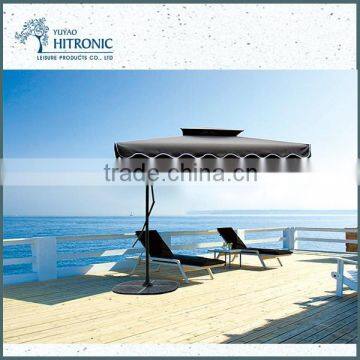 New outdoor umbrella with push-up system, beach and pool umbrella