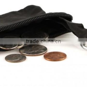 Factory Small Key Change Purse Cowhide Zipper Coin Purse