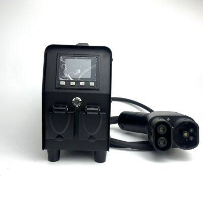 European standard CCS TYPE-2 plug Tesla new energy vehicle discharge gun external discharge outdoor discharge device 5KW 220V