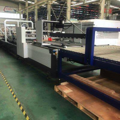 Industrial Carton Folder Gluer With Integrated Strapping Unit photo-5