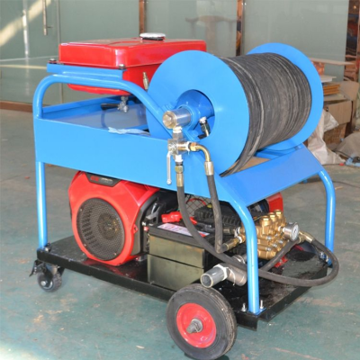 High Pressure 200bar Gasoline Engine Sewer Pipeline Machine Cold Water High Pressure Water Jet Sewer Cleaner Ready for Ship