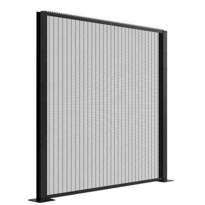 Dense Mesh Fence Panels Security Fence for Airport Railway Prison clear View 358 Anti Climb Fence
