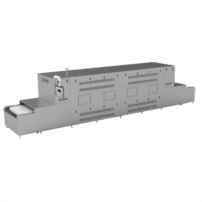 Stainless Steel Microwave Processing Line for Food Drying with 6300-15600mm Length Options