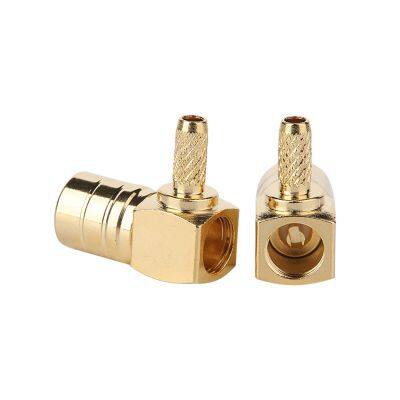 SMB-KW1.5 Bent Female SMB Coaxial Connector High Frequency Crimp Cable Terminal