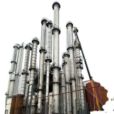 Shanghai Factory Industrial Alcohol Fermentation Distillation Equipment Production Line Edible Food Ethanol Production Plant