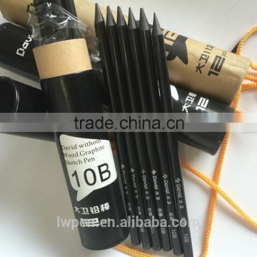 high quality art supplies 12pcs HB Charcoal pencil set