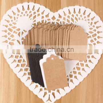 Brown kraft paper price hang tag blank gift bookmarks