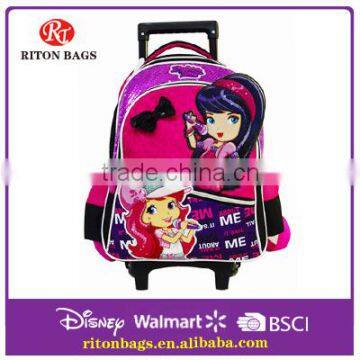 Hot Selling Singer Star Design Kids Trolley Bag for Girls