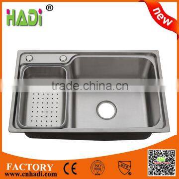 Kitchen designs large single bowl stainless steel sink HD7545
