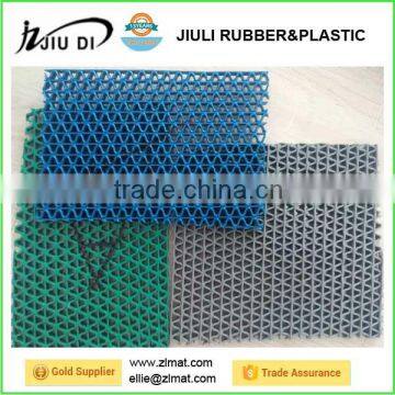 mesh pvc Z & S mat,anti slip bathroom PVC cushion mat