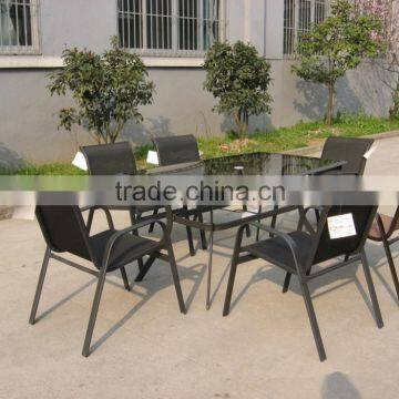 Mesh aluminum jardin garden furniture set