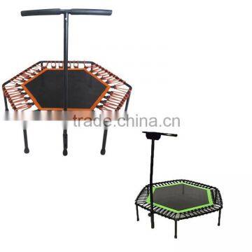 Adult Fitness Commercial Hexagonal trampoline Jump Springfree Trampoline