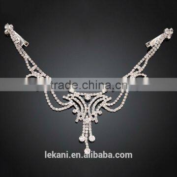 Extravagant Valentine's Day Gift Crystal Girlfriend Hair Head Piece Chain                        
                                                Quality Choice