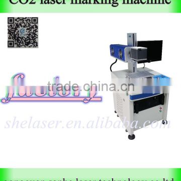 Plastic wood laser engraving machine /co2 lase marking machine made in China