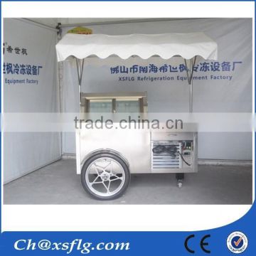 cater wheel ice cream cart fast food to the beach