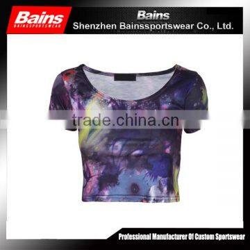 Customized Cheerleading Crop Tops Wholesale Women