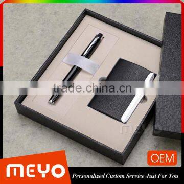 Novelty man gift set for business gift with pen notebook card holder                        
                                                Quality Choice