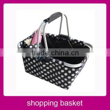 Oxford shopping basket foldable