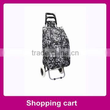 Green Trolley Basket On Wheels photo-3