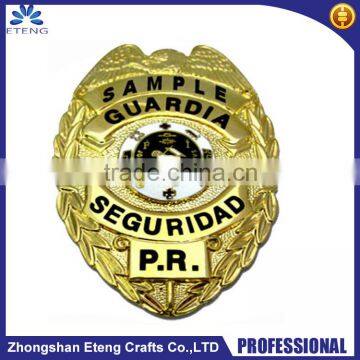 High definition custom gold plated metal pin badge,golden lapel pin