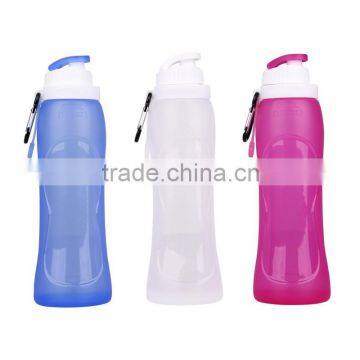 Fitness reusable foldable water bottles