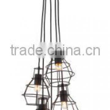 Retro Metal Wire Cage Pendant Lights