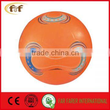 Custom printed new style smooth surface rubber soccer ball