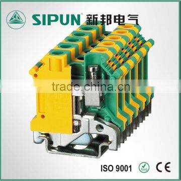 SUK10 grouding din rail screw type terminal block