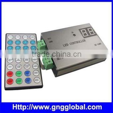 Wth IR remote control panel led controller dmx control system