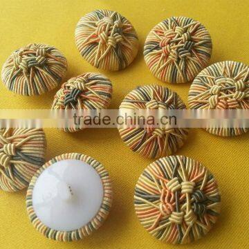 High Quality Cord Barided Fabric Covered Button -- F1533 photo-4