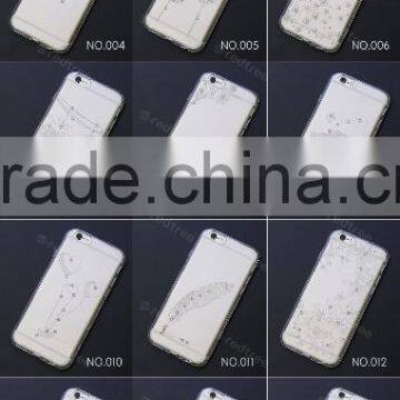 2016 Diamond Transparent Soft TPU High-end Phone Case for Iphone 6s 6plus 7 photo-6