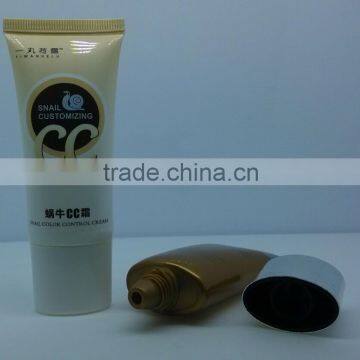 High Quality Flat Plastic Cosmetic Tube for Whitening Cream