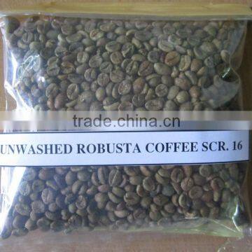 Robusta Coffee Bean Grade 1 Screen 16