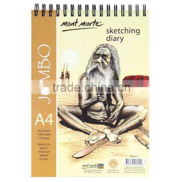 Mont Marte Jumbo Sketching Diary 100 Sheet A4