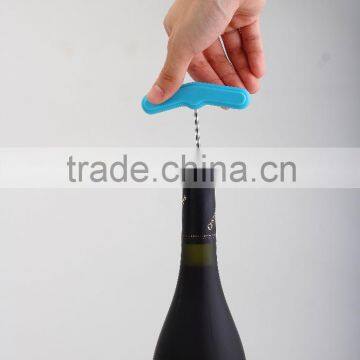 S/S+ABS 11.5*9.4*1 Colorful Kitchen Small Red Wine Opener photo-4