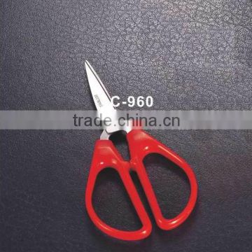 S/S+ABS 14.3*7*0.8 High quality gadget office scissors/professional scissors/safety scissors/student scissors