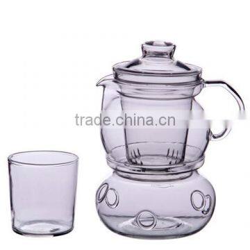 Borosilicate Glass tea set.