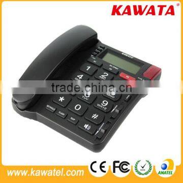 Hot selling desktop corded big button caller id phone