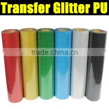 wholesale heat transfer glitter vinyl for garments decoration