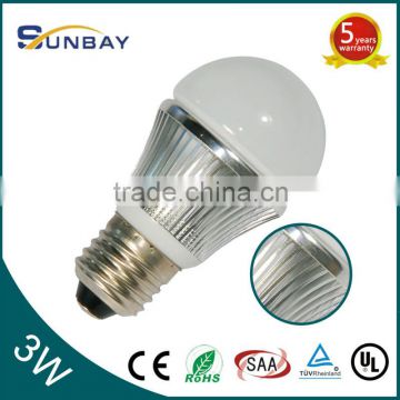 E27 Lamp Base Warm White Color Led Light Bulb